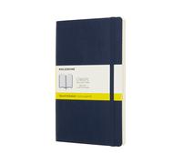 Moleskine Sapphire Blue Large Squared Notebook Soft by Molesk... - 8058341715598