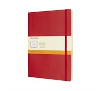 Moleskine Scarlet Red Extra Large Ruled Notebook Soft (Paperback Book)