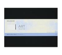 Moleskine Size 23 x 31 cm Art Collection Watercolour Block, Album with Paper for Watercolours, Cardboard Cover, Colour Black, 20 Pages