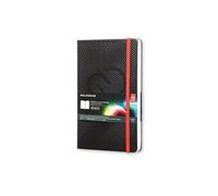 Moleskine Smart Notebook, Digital Notebook with White Pages Connected to the App Creative Cloud Connected, Hard Cover, Large Size 13 x 21 cm, Black, 600 Pages