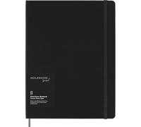 Moleskine Smart Notebook, Smart Writing System, Digital Notepad with Hard Cover, Ruled Pages and Elastic Closure, Size Extra Large 19 x 25 cm, Colour Black