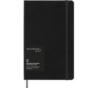 Moleskine Smart Notebook, Smart Writing System, Digital Notepad with Hard Cover, Ruled Pages and Elastic Closure, Size Large 13 x 21 cm, Colour Black