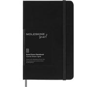 Moleskine Smart Notebook, Smart Writing System, Smart Notebook with Hard Cover, Ruled Pages and Elastic Closure, Pocket Size 9 x 14, Colour Black