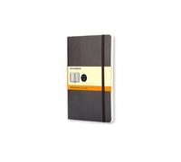 Moleskine Classic Ruled Paper Notebook, Soft Cover and Elastic Closure Journal, Color Black, Size Pocket 9 x 14 A6, 192 Pages
