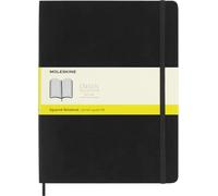 Moleskine - Soft Extra Large Squared Notebook Black - New Notebook - Y245z