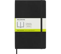 Moleskine - Soft Large Plain Notebook Black - New Notebook - Y245z