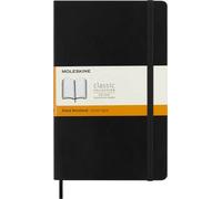 Moleskine - Soft Large Ruled Notebook Black - New Notebook - Y245z