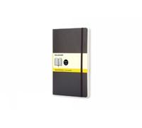 Moleskine Classic Soft Large Notebook - Squared, Softcover, Elastic Closure, Black, 13 x 21 cm