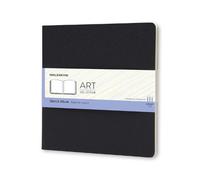 Moleskine Art Plus Sketchbook, Square, Squared, Black