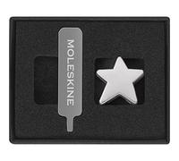 Moleskine Star Pin for Notebook or Planner, Star Pin, Personalise Elastic Closure, Personalised Gift Ideas, Silver Colour