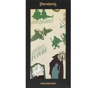 Moleskine The Lord of the Rings Sticker Set, 3 PET Plastic Sticker Sheets with Transparent Edges and Gold-Foil Details, Middle-Earth