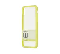 Moleskine Transparent Hard Case with Elastic Band Graphic - Hard Case for iPhone X with XS Volant Journal for Notes - Transparent Case with Border and Band Graphic Colour Hay Yellow
