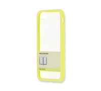 Moleskine Transparent Hard Case with Elastic - Hard Case for iPhone 6/6s/7/8 with XS Volant Journal for Notes - Transparent Case with Elastic Colour Hay Yellow