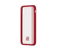 Moleskine Transparent Hard Case with Elastic - Hard Case for iPhone X/XS with XS Volant Journal for Notes - Transparent Case with Elastic Colour Scarlet Red