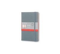 Moleskine TWOGO31B26 Medium Two-Go Saxe Ruled-Plain Notebook - Blue