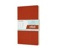 Moleskine Volant Journals Large Plain Coral Orange Aqua.Blue