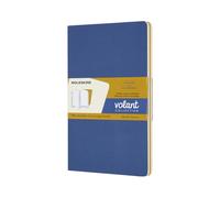 Moleskine Volant Journals Large Plain Forget.Blue Amber.Yellow