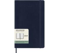 Moleskine Weekly Agenda with Space for Notes 12 Months 2024, Agenda 2024, Size L