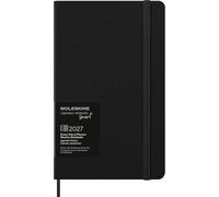 Moleskine Weekly Digital Planner 2027, Hard Cover 12 Month Smart Planner with Elastic Closure, Large 13x21 Cm, Black