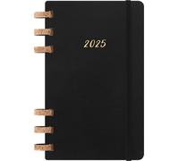 Moleskine Weekly & Monthly Planner, Spiral 12-Month 2025, SoftCover and ElasticC