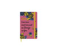 Moleskine Weekly Planner 2023, 12-Month Monthly Diary, Limites Edition Frida Kahlo, Weekly Planner With Hard Cover and Elastic Closure, Large Size 13 x 21 cm, Colour Pink