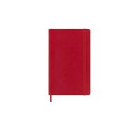 Moleskine Weekly Planner 2023, 12-Month Weekly Diary, Weekly Planner and Notebook, Soft Cover, Large Size 13 x 21 cm, Colour Scarlet Red