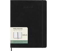 Moleskine Weekly Planner 2024-2025, Weekly Planner 18 Months 2025, With Space Fo