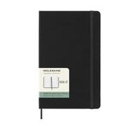 Moleskine 18 Monate Wochenkalender 2026/2027, P/A6, 1 Wo = 1 Seite, Rechts Linierte Seite, Weicher Einband, Schwarz