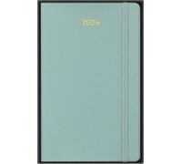 Moleskine Weekly Planner 2026 Precious and Ethical, 12-Month Weekly Agenda With Space For Notes, Vegan Soft Cover Python Effect, Sage Green Color, Size 13x21 cm