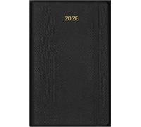 Moleskine Weekly Planner 2026 Precious and Ethical, 12-Month Weekly Agenda With Space For Notes, Vegan Soft Cover, With Gift Box, Black Color, Size 13x21 cm