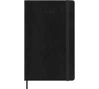 Moleskine Weekly Planner, 2026 Weekly Agenda 12 Months With Space For Notes, With Soft Cover and Elastic Closure, Pocket Size 9x14, Black Color