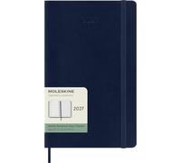 Moleskine Classic 12 Month 2027 Weekly Planner, Soft Cover, Large (5" x 8.25"), Sapphire Blue, 144 pages