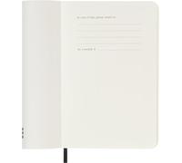 Moleskine Weekly Planner 2027, Soft Cover 12 Month Diary with Space for Notes and Elastic Closure, Pocket Size 9x14 Cm, Black