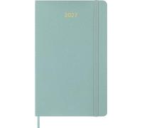 Moleskine Weekly Planner 2027, Vegan Soft Cover Precious and Ethical 12 Month Diary with Space for Notes, and Gift Box, Large 13x21 Cm, Sage Green