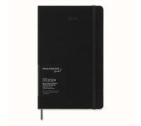 Moleskine Weekly Smart Planner 12 Months 2024, Smart Planner, Agenda 2024, Elastic Closure, Black Colour