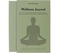 Moleskine Wellness Journal, Theme Notebook Hardcover Notebook to Track Your Health and Fitness Goals Large Size 13 x 21 cm 400 Pages