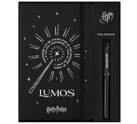 Moleskine Wizarding World Harry Potter Spells Collection Gift Box, Gift Set with Kaweco Roller Pen and Ruled Notebook with Hardcover and Elastic Closure Large Size 13 x 21 cm