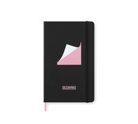 Moleskine x BLACKPINK Ruled Notebook Album Square Two, Hardcover and Elastic Closure, With PINK Bookmark, Large Size 13 x 21 cm