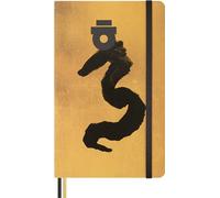 Moleskine Year of the Dragon Notebook by Ahn Sang Soo, Ruled Hardcover Notebook, Limited Edition, Lucky Envelopes, Stencil, Artist Biography, Project History, Large Format 13x21