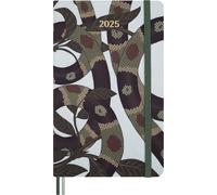 Moleskine Year of the Snake 12-Month Weekly Notebook Diary With Space For Notes, Planner With Hard Canvas Cover And Elastic Closure In Fabric, Year Of The Snake Collection, Large Size 13 x 21 cm