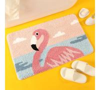 Molesun Flamingo Bath Mat 20x31, Soft Absorbent Microfiber Bath Rugs