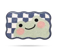 Molesun Frog Bathroom Rug Mat, Extra Soft Absorbent Bath Rug, Non-Slip Comfortable Bath Mat, Animal Carpet for Tub, Shower, Bath Room, Machine Wash Dry, Frog, 50 x 80 cm