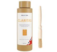 Molevion Claritas 500ml Cutting Board Oil Premium Mineral Food Grade Oil for Wood Cutting Boards, Butcher Blocks, Countertops & Wooden Utensils | Restores & Protects + Free Pastry & Applicator Brush