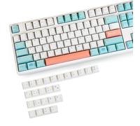 MOLGRIA Noel GMK Keycaps, PBT Cherry Profile Dye Sublimation Key Caps with UK, DE, IT, FR, ES Supplement Keycap for MX Switch ISO/ANSI Layout Mechanical Keyboards (ES+ISO)