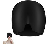 MOLHEM Reusable Hot & Cold Migraine Relief Cap, Gel Ice Head Wrap for Headache Relief, Sinus, Stress, Frontal Headaches and Puffy Eyes (Black)