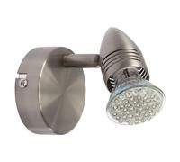 MOLI EL-1O Chrome Satin Wall Light Sconce 1x GU10/ 50W 230V IP20
