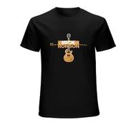 MOLI GRILL Mick Ronson Moonage Daydream Anime T-Shirt Graphic Printed Mens Black Mens Unisex Tee XL