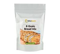Molibake 8 Grain Bread Mix - All Natural Multigrain Bread Mix for Bread Machine and Oven - 15 oz - Multigrain Bread Mix with Flax, Millet, and Rye - Easy to Use Bread Maker Mix for Homemade Baking