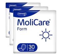 MoliCare® Form Day - Large Incontinence Pads for Moderate to Heavy Incontinence During The Day for Women and Men | Reliable, Absorbent & Discreet | 30 Items (Pack of 3)