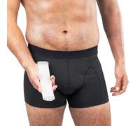 MoliCare Men - Invisible Absorbent Washable Incontinence Pants with Pads Discreetly Hidden in Inner Pocket, Size L, Wash at 60° C, Black